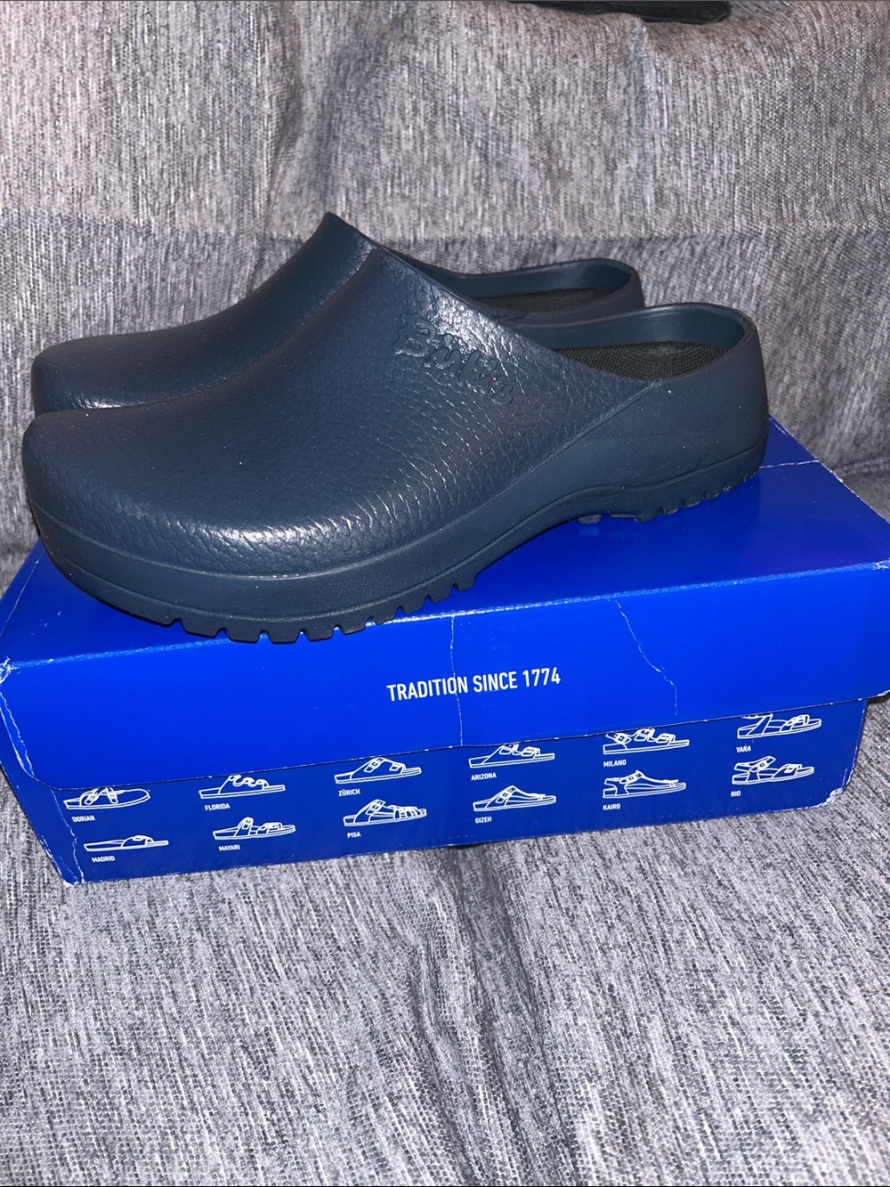 Birkenstock Super Birki Dark Navy Slip-On Clogs